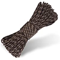HellDoler Cuerda Paracord-30 Metros de Nylon Cuerda de Supervivencia para Camping y Otra Actividades al Aire Libre